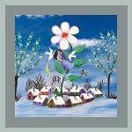 Paese con neve