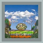 Arca con fiori